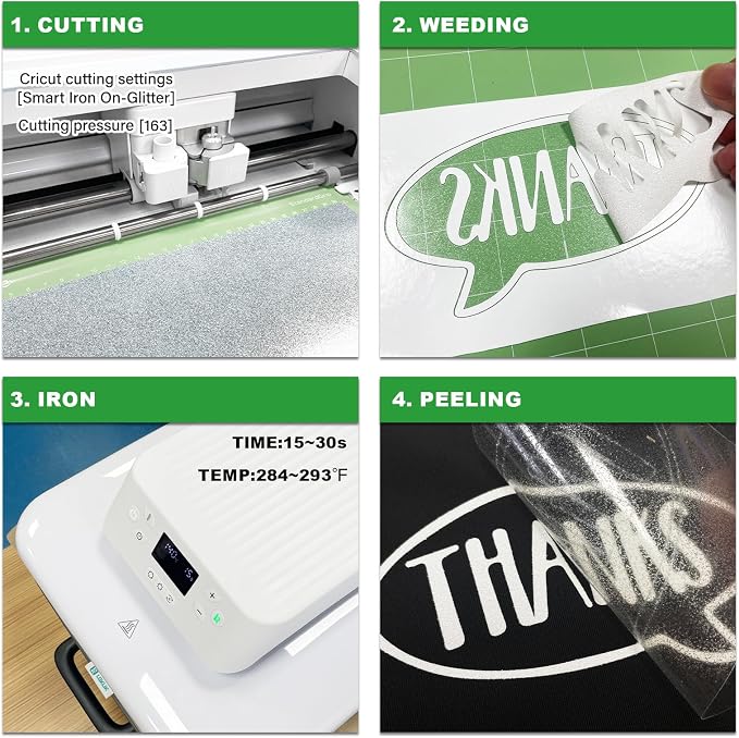 Glitter HTV Heat Transfer Vinyl Rolls