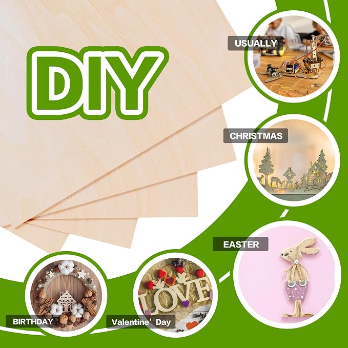Basswood Sheets 12"x12"x1/8", 3mm Basswood