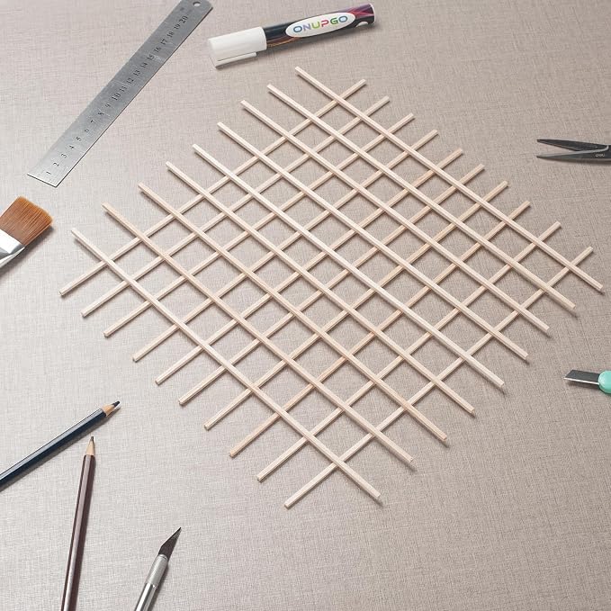 Balsa Wood Sticks, Balsa Wood Strips, Square Wooden Dowel Rods