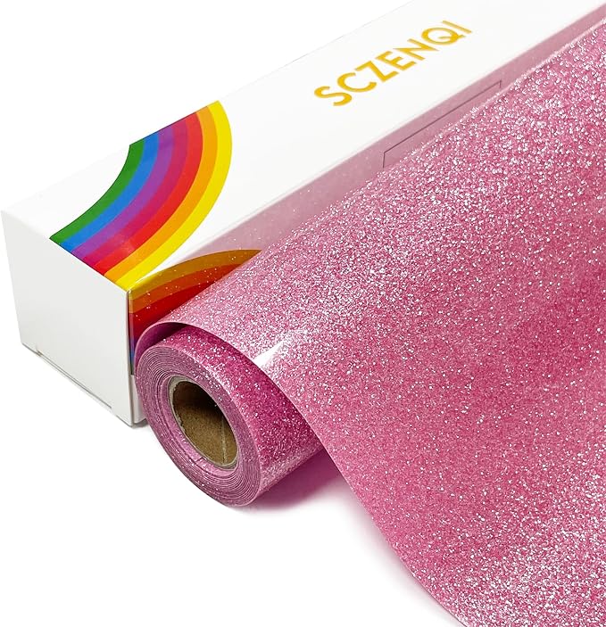 Glitter HTV Heat Transfer Vinyl Rolls