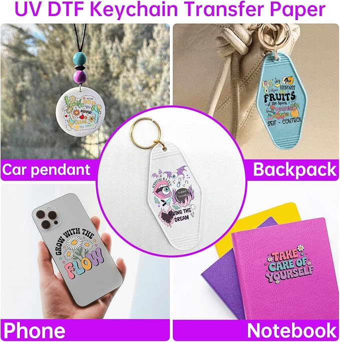 48PCS UV DTF Stickers Positive Quotes Sticker