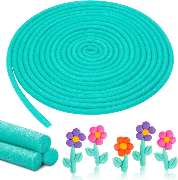 Frienda 5/8 Inch x 40 Ft Green Foam Noodles