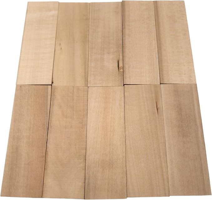 10PCS Basswood Carving Blocks, Whittling Wood Carving Kit, Unfinished Wooden
