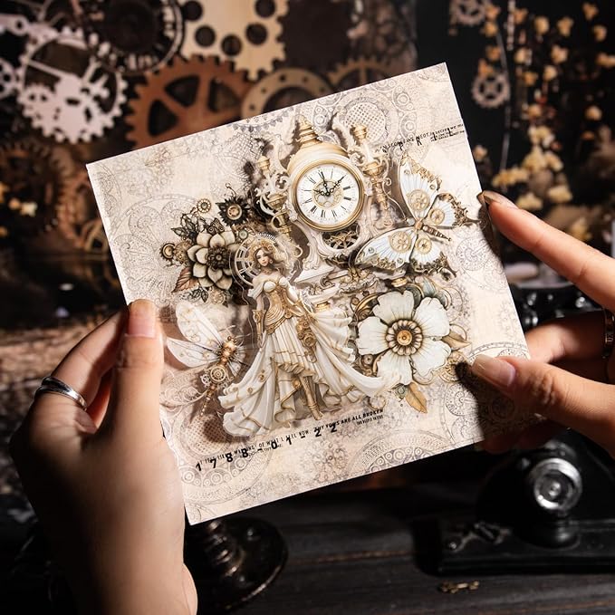 Yoksas Vintage Victorian Steampunk Stickers