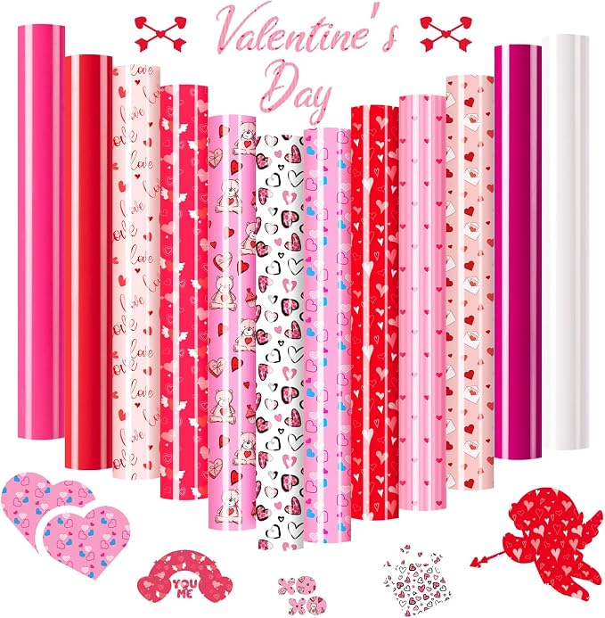 HTVRONT Valentine's Day Heat Transfer Vinyl
