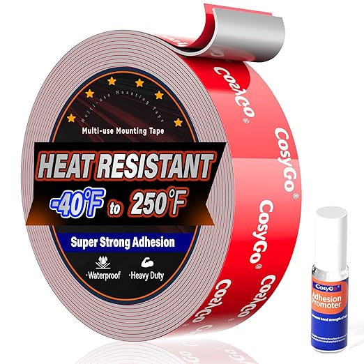 Double Sided Tape Heavy Duty, 15FT Outdoor Heat Resistant Automotive Waterproof