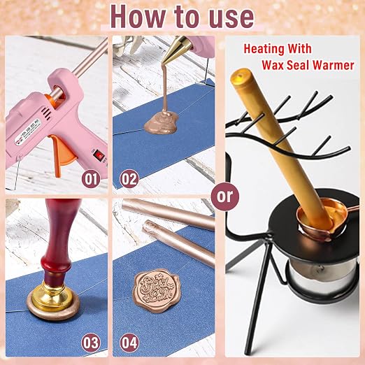 Sealing Wax Sticks, Paxcoo 20pcs Wax Seal Sticks, Glue Gun Sealing Wax Sticks