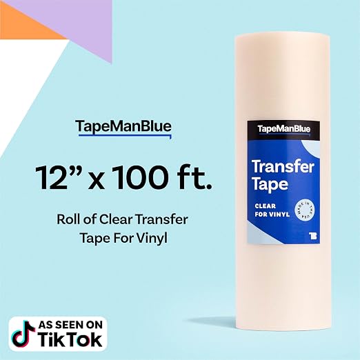 TapeManBlue Clear Transfer Tape