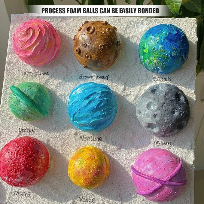 Styrofoam Balls 3 Inch, DIY Craft Giant Foam Balls