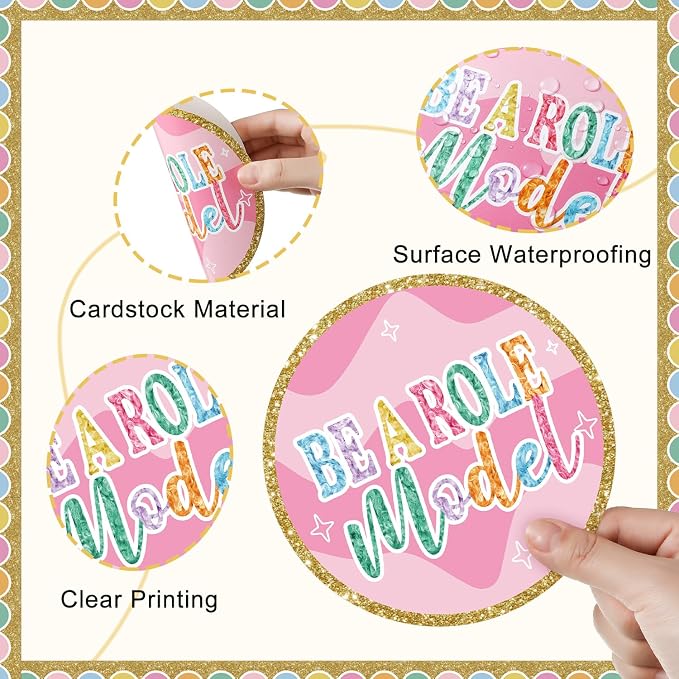 This is Your Year Bulletin Board Set Varsity Letter Hippie Retro Motivational