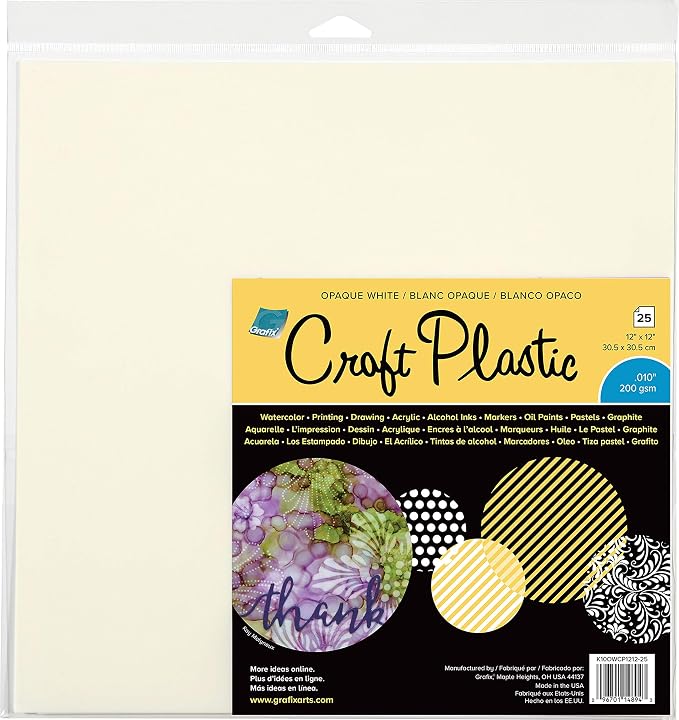 Grafix Plastic, Durable and Archival Film, 3D Embellishments, and More