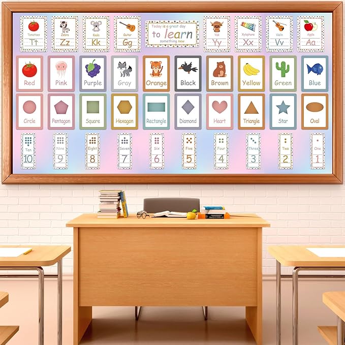 Dreamy Gradient Bulletin Board Paper Roll Pastel Gradient Bulletin Board