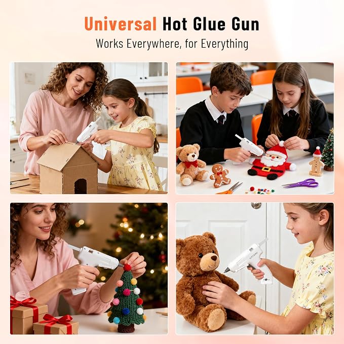 Katerk 3.7V Cordless Hot Glue Gun Kit