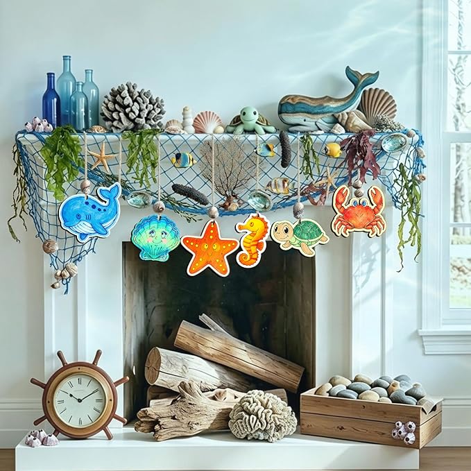 80PCS Unfinished Ornament Wood Crafts, Painting Blank Wooden Cutouts | DIY 10