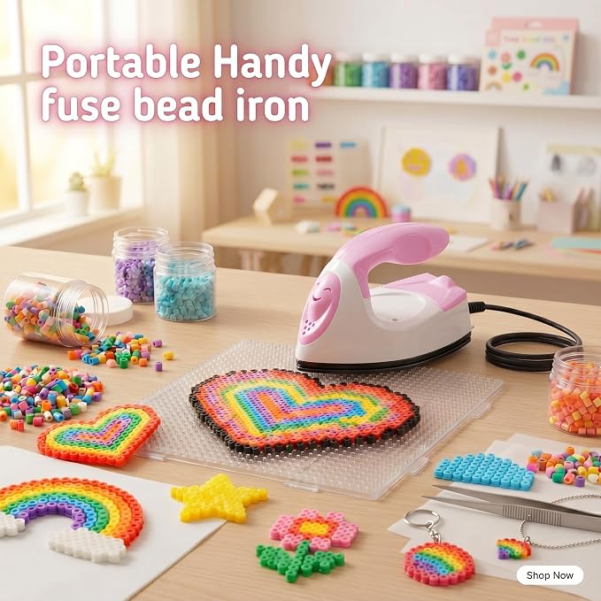 Honoson Mini Craft Iron Mini Heat Press Small Iron 3.93 x 2.36 x 2.76 in
