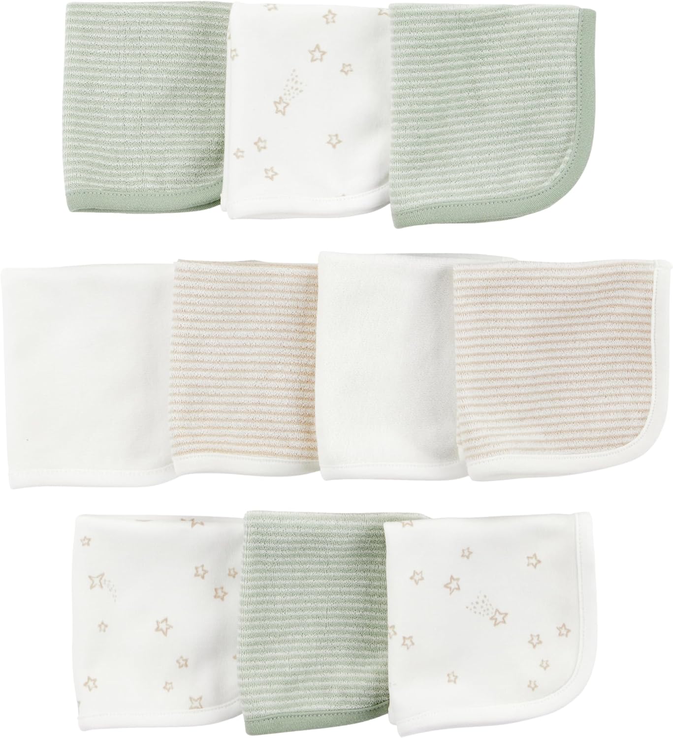 Simple Joys by Carter's Unisex Babies' Washcloth Set, Pack of 10