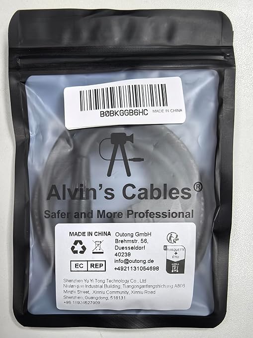 Alvin's Cables M12 8 Pin Male to RJ45 Shielded Ethernet Cable M12 X Coded 8 Position Cat6a Cable for Cognex Industrial Camera 8M/26ft