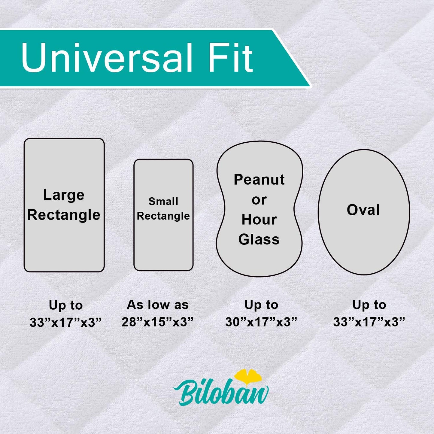 Waterproof Bassinet Mattress Protector, Fit for 17" x 33" Most Mainstream Bassinet Mattress - Rectangle, Hourglass, Oval, Ultra Soft Breathable, Washer & Dryer