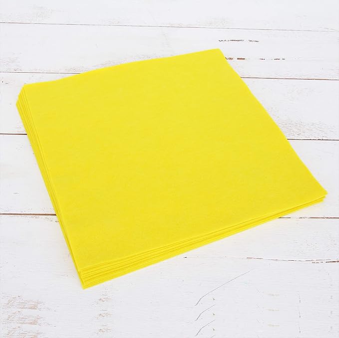 Threadart Yellow Premium Felt Sheets