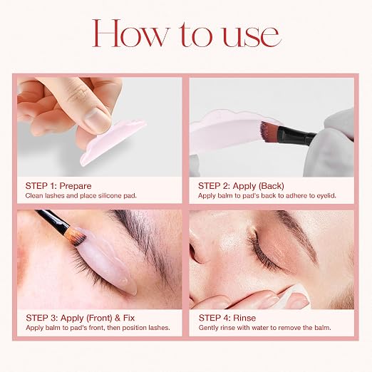 LASHVIEW Lash Lift Glue Balm, Faint Fragrance Lash Glue Wax