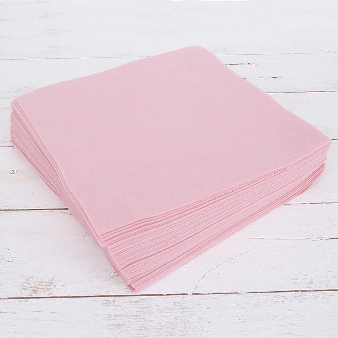 Threadart Light Pink Premium Felt Sheets