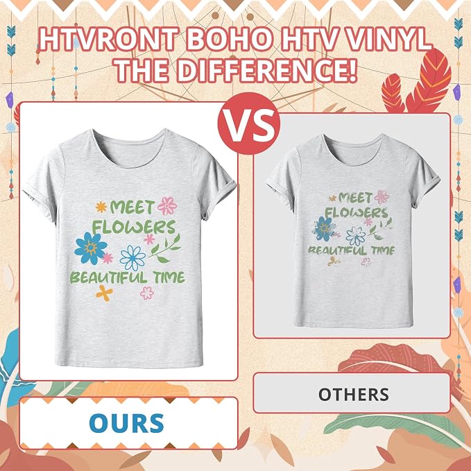 HTVRONT Boho Heat Transfer Vinyl