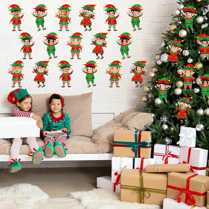 48 Set Christmas Elf Cutouts