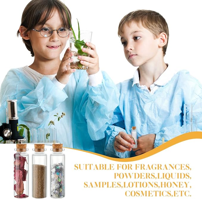 Patelai 48 Pcs Small Glass Jars