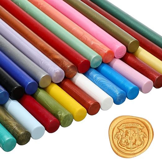 Nuanchu 26 Pieces Glue Gun Sealing Wax Sticks