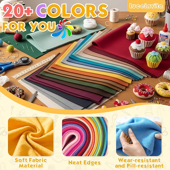 Coca Mocha 18" X 36" Felt Fabric Sheet