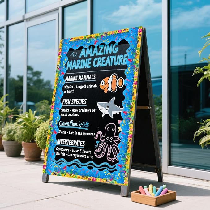 69Ft Ocean Bulletin Board Borders Summer Under The Sea Trimmer Stickers Fish