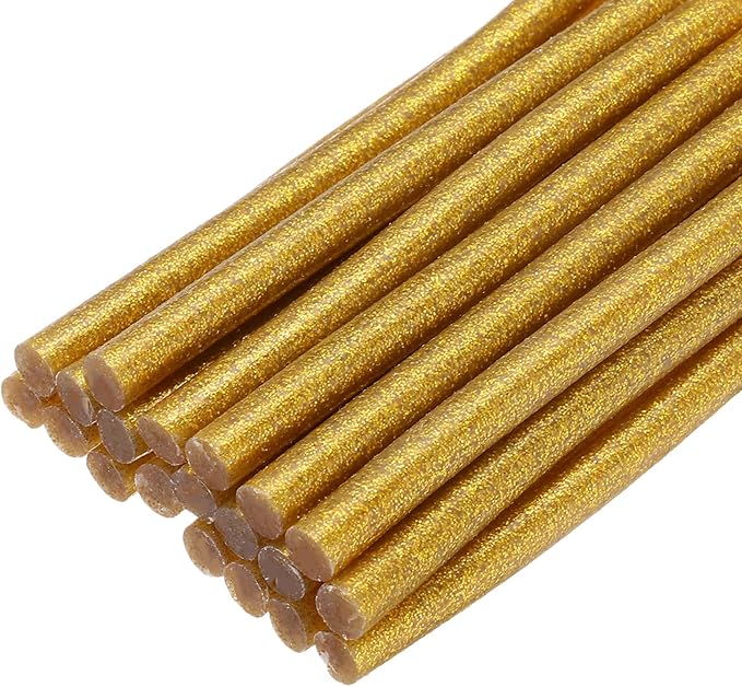 uxcell 20pcs Hot Glue Sticks for Glue Gun 7mm/0.28-inch x 4-inch Mini Hot Melt