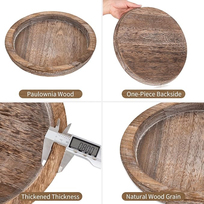 Hanobe Wooden Coffee Table Trays