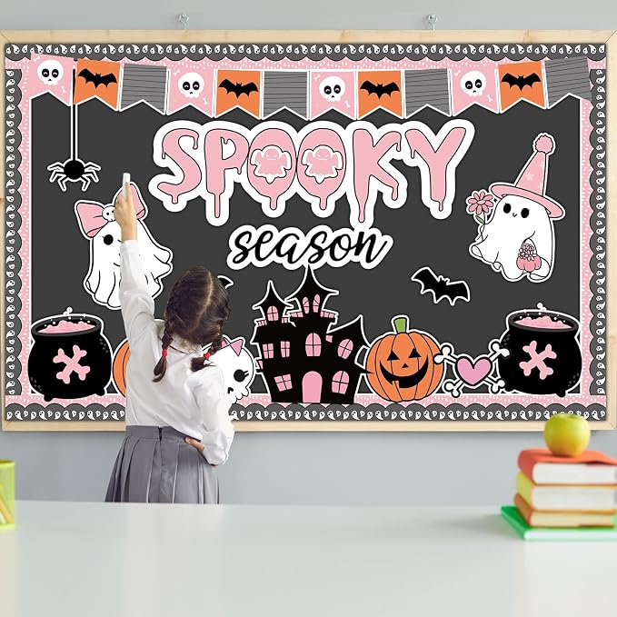 Halloween Ghost & Pumpkin Paper Cutouts