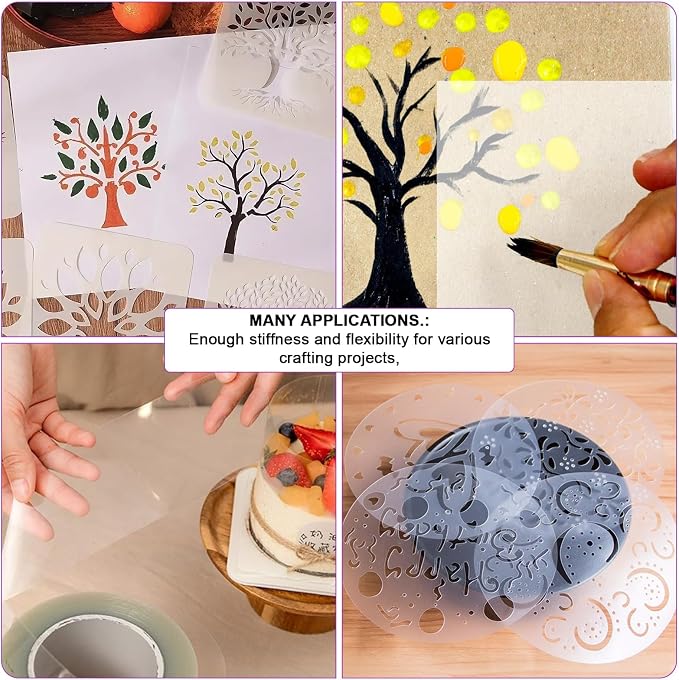 Translucent Blank Mylar Stencil Sheet,