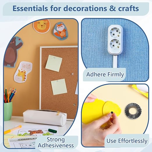 400 PCS 1mm Double Sided Foam Dots 0.3" Foam Round Dots 3D Foam Tape Craft
