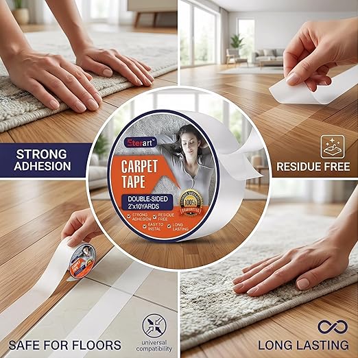 ETERART Double Sided Carpet Tape, No-Residue