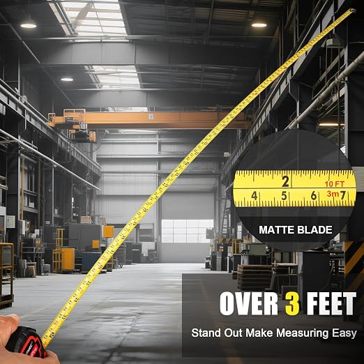HAUTMEC 3pc Small Mini Tape Measure 10ft, Keychain Measuring, Metric and