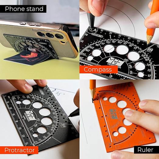 Designer – 15-in-1 Credit Card Multitool Ruler – Aluminium Wallet Multitool Card