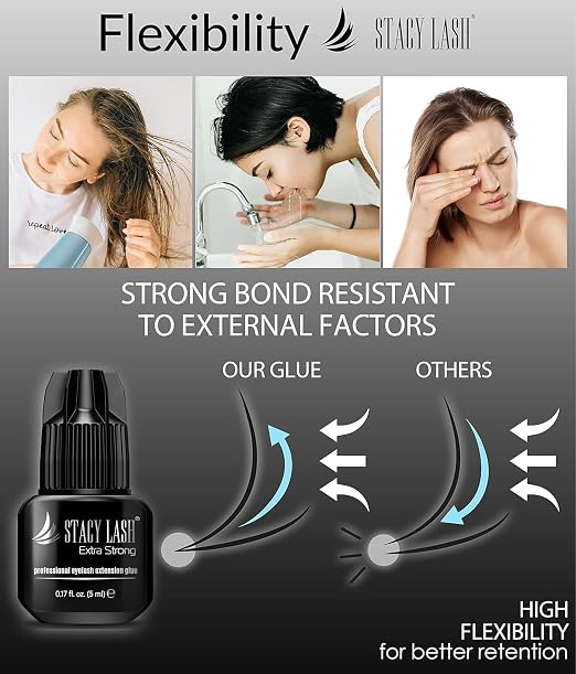 STACY LASH Extra Strong Eyelash Extension Glue / 0.5-1 Sec Dry/Retention – 8