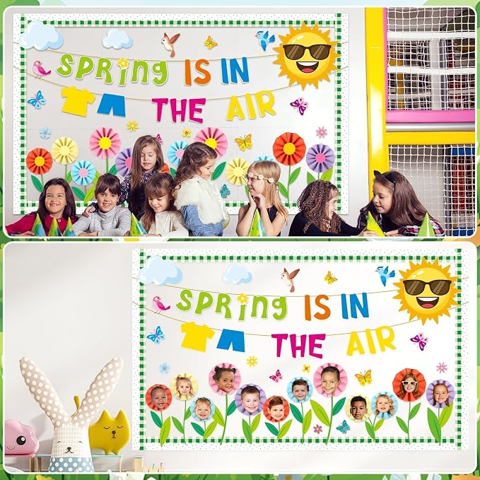 Summer Bulletin Board Classroom Decorations 3D Summer Butterfly Flower Bulletin