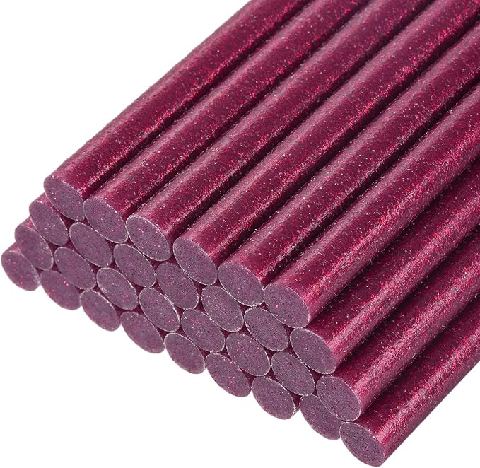uxcell 30pcs Mini Hot Glue Gun Sticks 4-inch x 0.43-inch High Sticky Large Hot