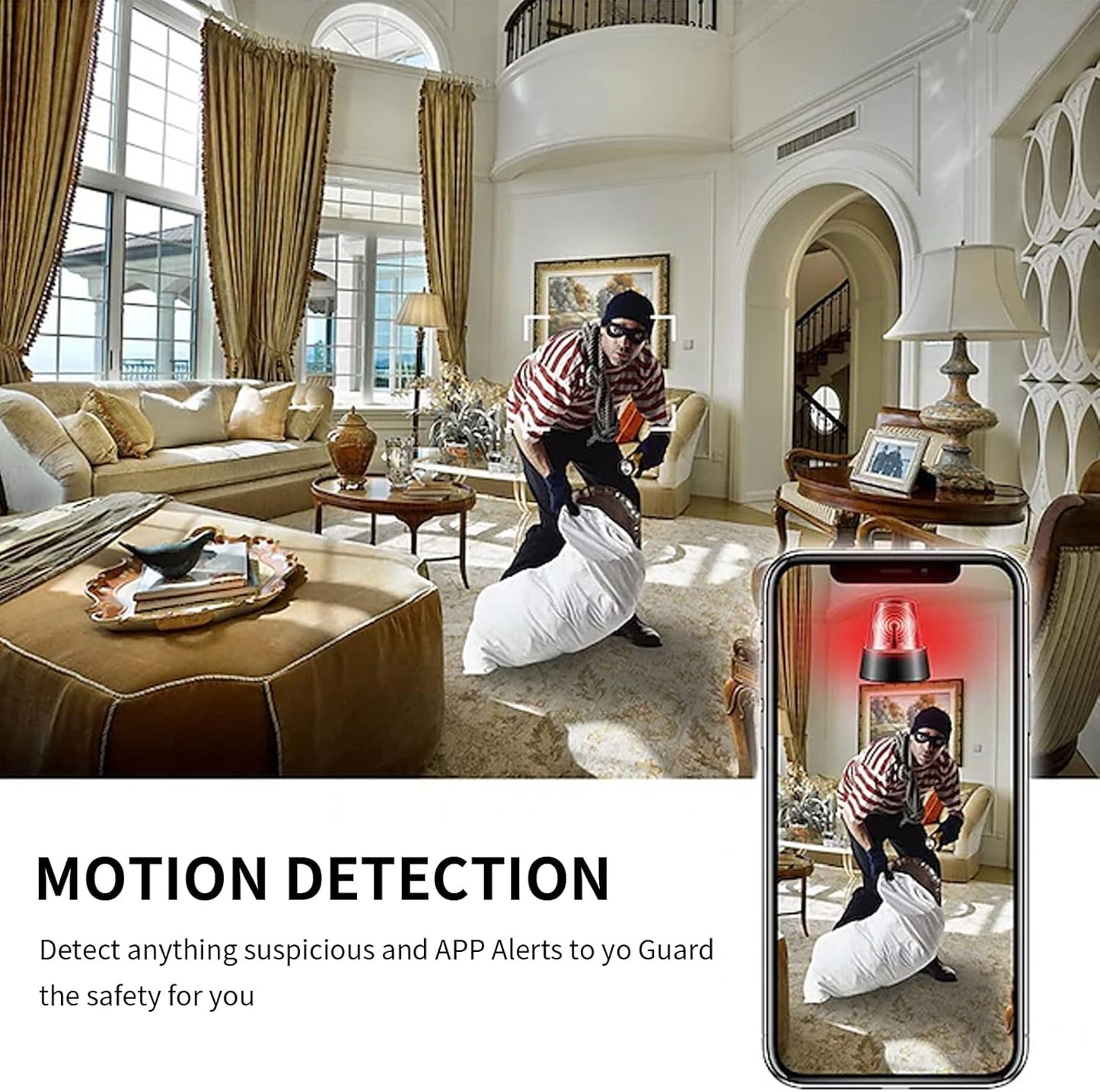 2K Hidden Cameras - Indoor Camer - Nanny Camera - WiFi Wireless Cam - Home Camer for Pet/Baby - with Night Vision - HD Surveillance Cam - Surveillance Cameras with Motion Detection and Night Vision