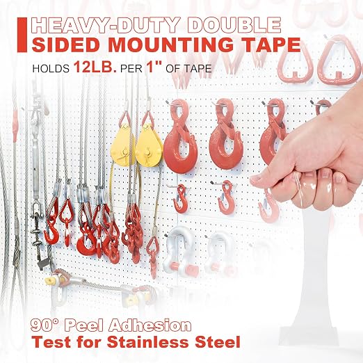 Double Sided Tape Heavy Duty VHB, LED Strip Lights, DIY Home Décor Clear