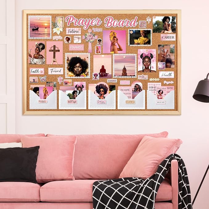 Black Women Prayer Board Kit Prayer Board Supplies Not Including Board | Prayer