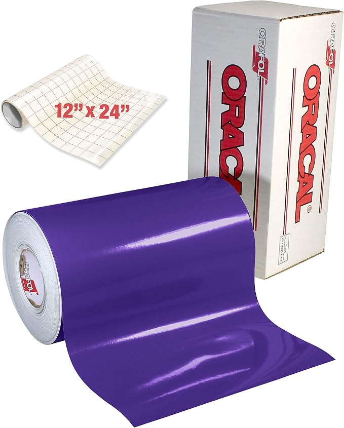ORACAL Gloss Purple Adhesive Craft Vinyl