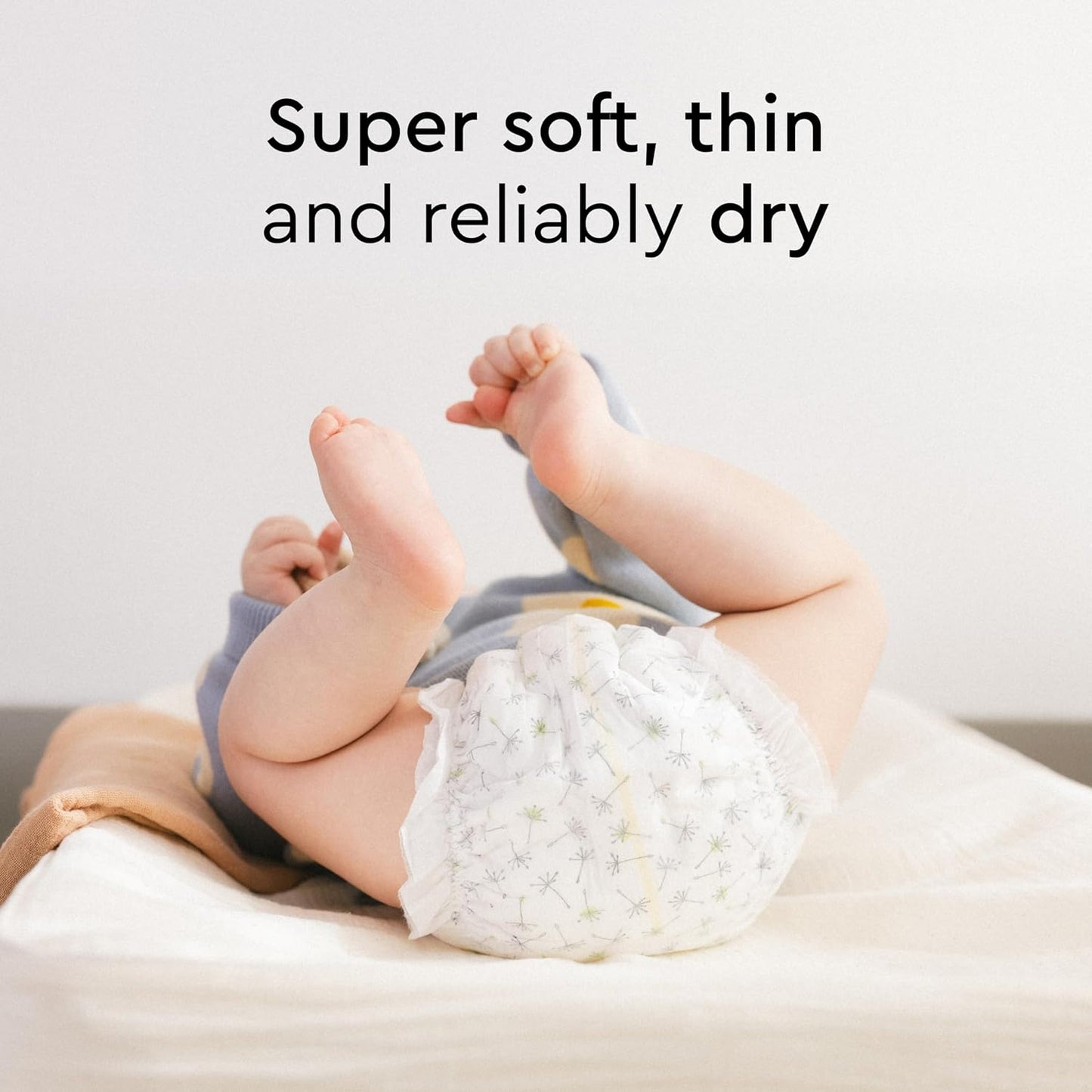 LILLYDOO Baby Diapers - Size 6 (29+ lbs), Half-Monthly Supply (57 Count), Leak Protection, Skin-Friendly, Ultrasoft, Perfume- & Chlorine-Free, Hypoallergenic, Dermatologist Tested, Oeko-TEX®