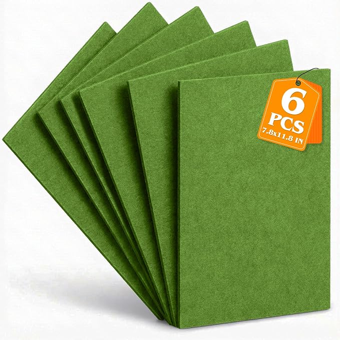 Sage Green Stiff Felt Sheets 2mm Thick
