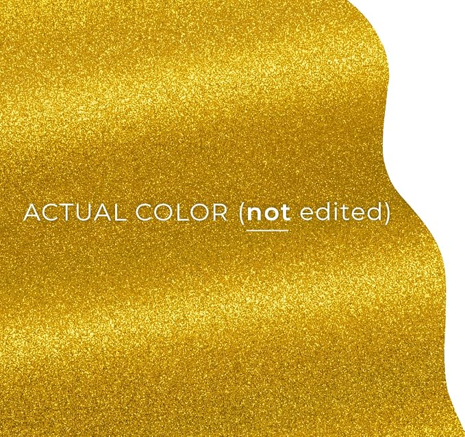VViViD DECO65 Gold Flake Metallic Glitter Adhesive Vinyl 6 Feet x 1 Foot