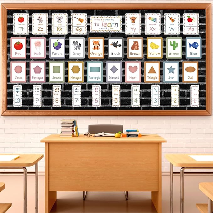 Black Brick Wall Bulletin Board Paper Roll Vintage Theme Stone Brick Bulletin